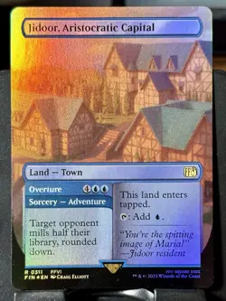 Jidoor, Aristocratic Capital (Borderless) - FOIL - MTG - FIN - 0311 - RARE ~ NM - Image 3