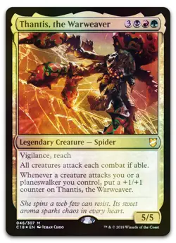 Thantis, the Warweaver #46 (Foil) (LP) Commander 2018 C18 Magic MTG - Image 1