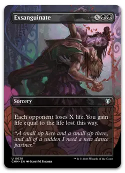Exsanguinate (Borderless) #638 (NM) Commander Masters CMM Magic MTG - Image 1
