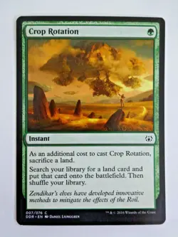 MTG Crop Rotation Duel Decks Nissa vs Ob Nixilis NM - Image 1