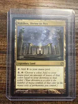 Nykthos, Shrine to NYX Theros Regular Rare MTG Magic the Gathering Land NM - Image 1