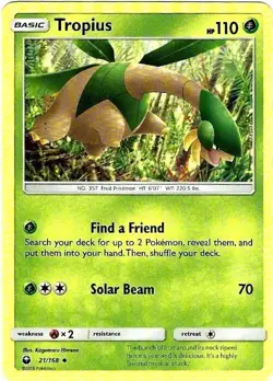 Tropius x4 21/168 Uncommon Celestial Storm Pokemon MINT - Image 1