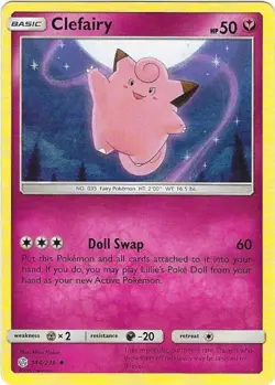 Clefairy x4 Uncommon 144/236 Cosmic Eclipse Pokemon 820650803451 - Image 1