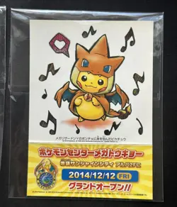 Rare 2014 Mega Tokyo’s Pikachu stickers set Pokemon Centre promo Charizard etc - Image 3