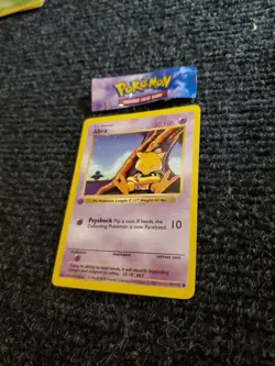Abra - 43/102 - Pokemon Base Set Shadowless 1st Edition Card WOTC NM - Image 2
