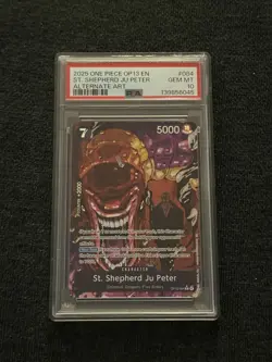 2025 ONE PIECE OP13-CARRYING ON HIS WILL ST. SHEPHERD JU PETER ALT ART PSA 10 - Image 1