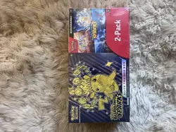 Pokemon Scarlet and Violet Surging Sparks ETB & Booster Bundle Costco 2-pack - Image 1
