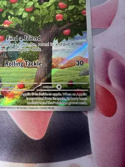 Applin 185/167 Twilight Masquerade Holo Full Art Illustration Rare Pokemon NM-MT - Image 2
