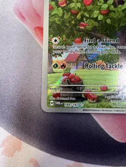 Applin 185/167 Twilight Masquerade Holo Full Art Illustration Rare Pokemon NM-MT - Image 3
