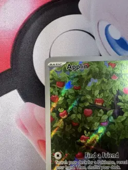 Applin 185/167 Twilight Masquerade Holo Full Art Illustration Rare Pokemon NM-MT - Image 4
