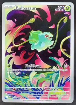 2025 Pokemon Mega Evolution - MEG EN Bulbasaur #133/132 Illustration Rare JP2 - Image 1
