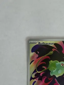 2025 POKEMON MEGA EVOLUTION - MEG EN #133/132 BULBASAUR ILLUSTRATION RARE NM/M - Image 4
