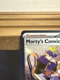 Pokemon TCG Temporal Forces Morty's Conviction Sir 211/162 Trainer Full Art - Image 2