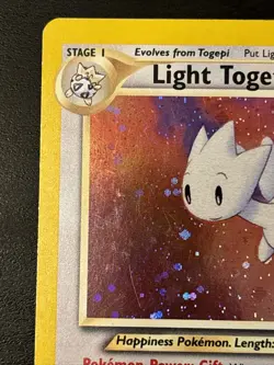 Light Togetic Neo Holo Pokemon TCG 15/105 Neo Destiny Holo Rare Mp Unlimited - Image 2