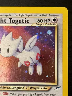 Light Togetic Neo Holo Pokemon TCG 15/105 Neo Destiny Holo Rare Mp Unlimited - Image 3