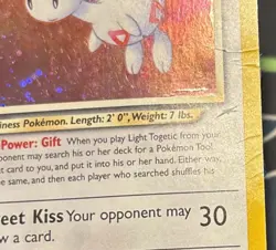 Pokemon TCG - Light Togetic 15/105 Holo - Neo Destiny - Unlimited - DMG - ENG - Image 4