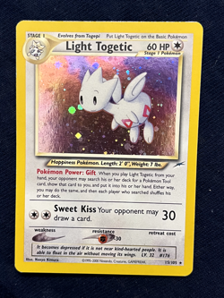 Pokemon TCG Light Togetic 15/105 Neo Destiny Holo Rare NM Unlimited Great Gift - Image 1