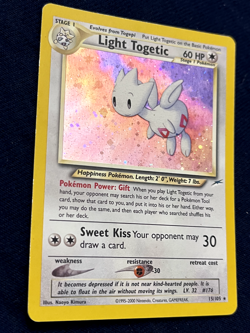 Pokemon TCG Light Togetic 15/105 Neo Destiny Holo Rare NM Unlimited Great Gift - Image 4