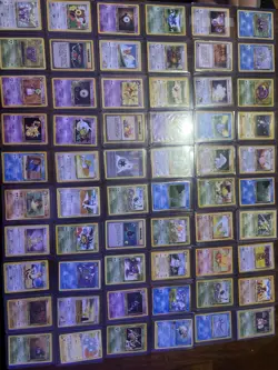 Pokemon TCG 60 card vintage lot, all binder copy’s, various conditions - Image 1