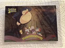 Pokemon 2000 Movie Animation Edition - Holo Foil card 8 Theres a Storm Brewing - Image 1