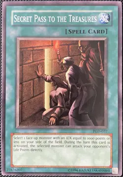 Secret Pass to the Treasures PGD-037 Pharaonic Guardian Unlimited - Yugioh Card - Image 1