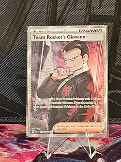 Team Rockets Giovanni 225/182 Sir Destined Rivals Pokemon Card - Image 1