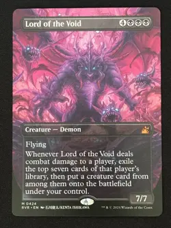 1x MTG Lord of the Void (Anime Borderless) - Ravnica Remastered (RVR) #424 - Image 1