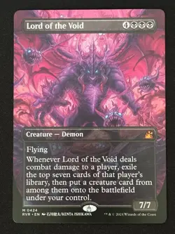 1x MTG Lord of the Void (Anime Borderless) - Ravnica Remastered (RVR) #424 - Image 3