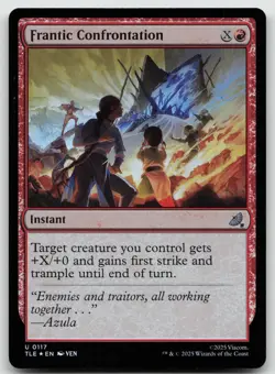 Frantic Confrontation U Foil Avatar: The Last Airbender: Eternal-Legal 117 NM - Image 1