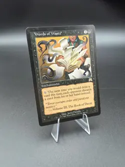 MTG; Words of Waste; Onslaught; Magic the Gathering; LP - Image 1