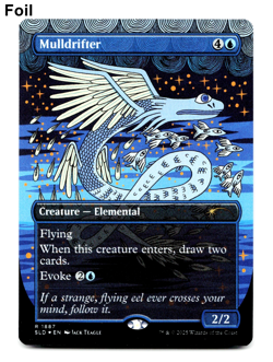 Mulldrifter (RAINBOW FOIL) - Secret Lair Drop 1887 MTG - NM 💧 - Image 1