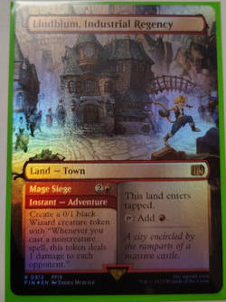 Lindblum, Industrial Regency (Borderless) Final Fantasy Foil - Image 1