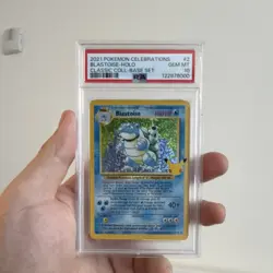 Blastoise Celebrations Classic Coll #2 PSA 10 Base Set Holo 2021 Pokemon 2/102 - Image 1