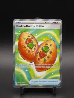 Buddy-Buddy Poffin 167/132 Pokemon Mega Evolution Ultra Rare Near Mint (NM) 2025 - Image 1