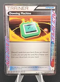 Pokemon Black & White Plasma Storm Dowsing Machine Ace Spec Trainer 128/135 A - Image 1