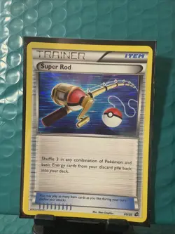 Pokemon TCG Super Rod Holo Rare Trainer Card 20/20 Dragon Vault - Image 1