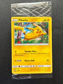 Pokemon TCG Sun & Moon Black Star Promo -Pikachu- SM04 Target Exclusive SEALED - Image 1