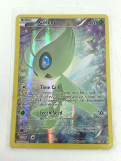 Rare Full Art Pokemon TCG Celebi XY111 Black Star Promo Holo Card - (N) #66L - Image 1