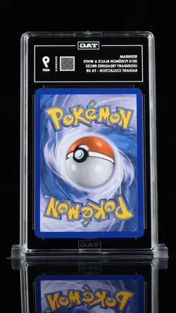 2013 POKEMON B&W LEGEND TREASURES RADIANT COLL #RC22 FULL ART/RESHIRAM TAG 9 - Image 2