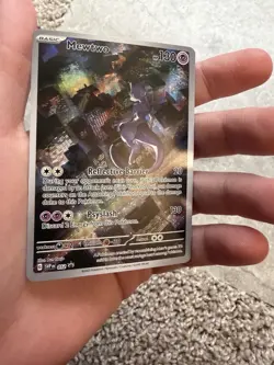 Pokemon Mewtwo TCG Scarlet & Violet 151 UPC Promo Holo Rare - Image 4