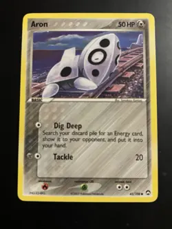 Aron Pokemon TCG Power Keepers 42/108 - Image 1