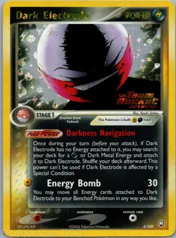 Dark Electrode 4/109 Holo Rare Team Rocket Returns Pokemon Reverse Holo NM - Image 1