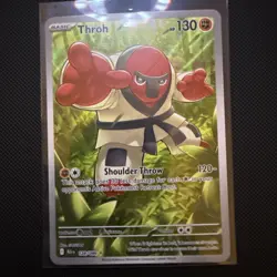 Throh 128/086 Black Bolt Illustration Rare English Pokemon TCG NM 🔥 - Image 1