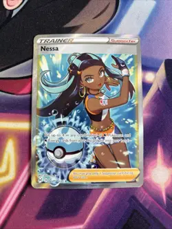 Nessa - TG27/TG30 - Pokemon Lost Origins Trainer Gallery Full Art Rare Card NM - Image 1
