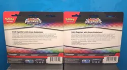 Pokemon Prismatic Evolutions Tech Sticker Collection Lot of 2 (Leafeon Sylveon) - Image 4