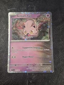 Pokemon Temporal Forces Scream Tail 077/162 Cosmos Holo Promo NM - Image 1