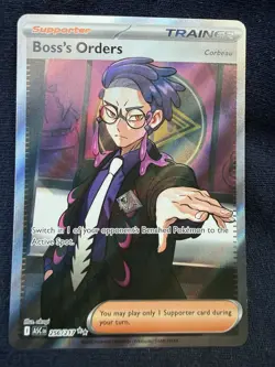 Boss’s Orders 256/217 Ultra Rare Full Art Pokemon TCG Ascended Heroes Mint - Image 1