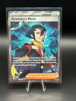 Pokemon TCG | Grimsley's Move 120/094 Me02 Phantasmal Flames Holo Pack Fresh NM+ - Image 1