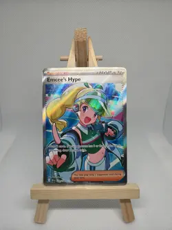 Emcee's Hype 220/182 Ultra Rare Pokemon TCG Destined Rivals NM - Image 1