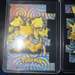 Pokemon TOPPS The Movie Animation Non Holo DIE Abra Kadabra Alakazam EV7-9 of 12 - Image 2